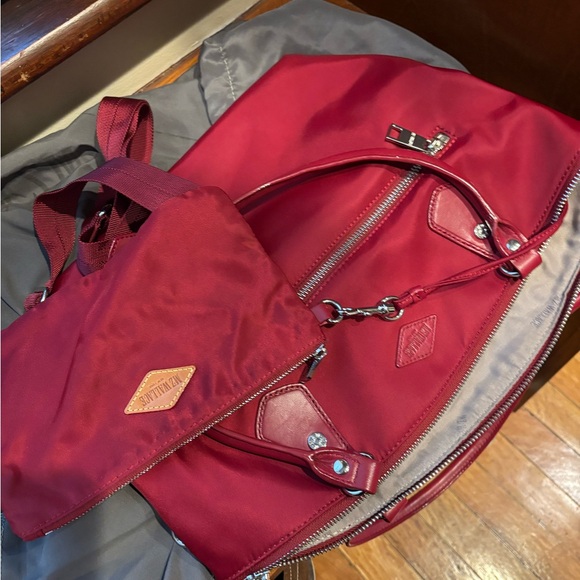 Cherry red MZ Wallace Chelsea crossbody handbag. Like new! - Picture 6 of 6